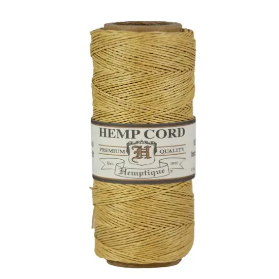 Hemptique 0.5mm #10 Hemp Cord Spools Jewelry Making Macrame Crochet Crafting Gift Wrapping Outdoor Gardening Sand {1}