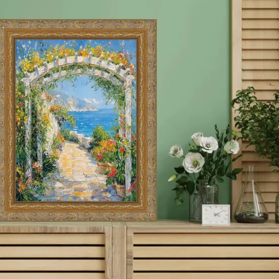 Victorian Antique Gold Orante Picture Frame 17x25 frame {7}