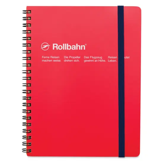 Delfonics Rollbahn Classic Spiral Notebook - Red, A5 {1}