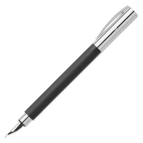 Faber-Castell Ambition Fountain Pen - Black Resin, Extra Fine Nib {1}