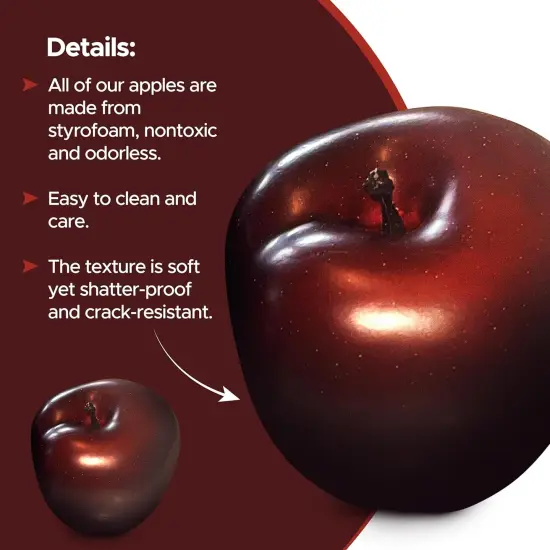 Faux Artichokes for Decoration - Artichoke Decor, Fake Fruits, Plastic Apples {4}