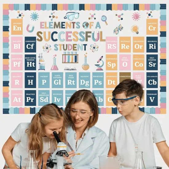 Periodic Table of Elements Bulletin Board Decorations Set {5}