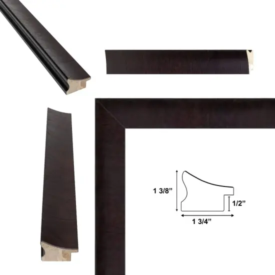Wood Grain Mahogany Ven Slope Picture Frame 20x40 frame {5}