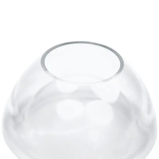 Northlight Transparent Floating Glass Bowl Pillar Candle Holder - 7.25" Clear {5}