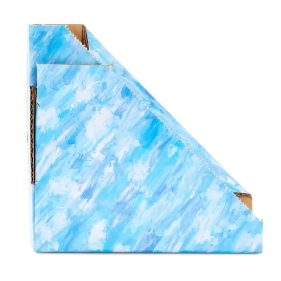 100 Pack Blue Picture Frame Corner Protectors for Shipping Art, Adjustable Cardboard Edges for Moving (Fits 1", 1.5", 2.2" Frames) {5}