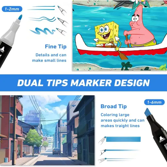 80 Colors Alcohol Markers Art Markers {4}