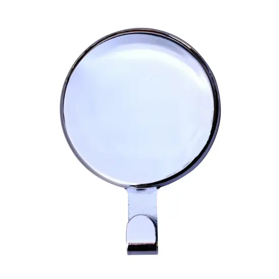 Haute Decor Attract&reg; Magnetic Hanger, 1 Pack - Strong Magnet Hook for Metal Doors and Surfaces Silver {1}