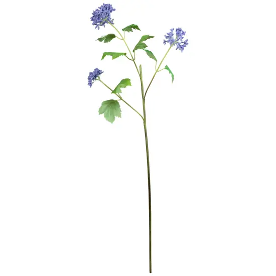 Select Artificials Queen Anne's Lace Artificial Spray - 30" - Blue {3}