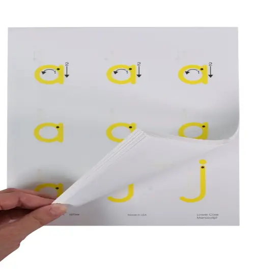 Abilitations Hi-Write Alphabet Paper, Lowercase, 100 Sheets {5}