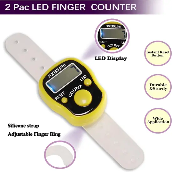 Stitch Counters 2 Pcs LED Digital Row Counter {2}