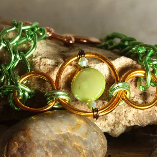 The Beadsmith 12-Gauge Anodized Aluminum Wire for Jewelry Making, Metal Wire for Wrapping Gold {5}