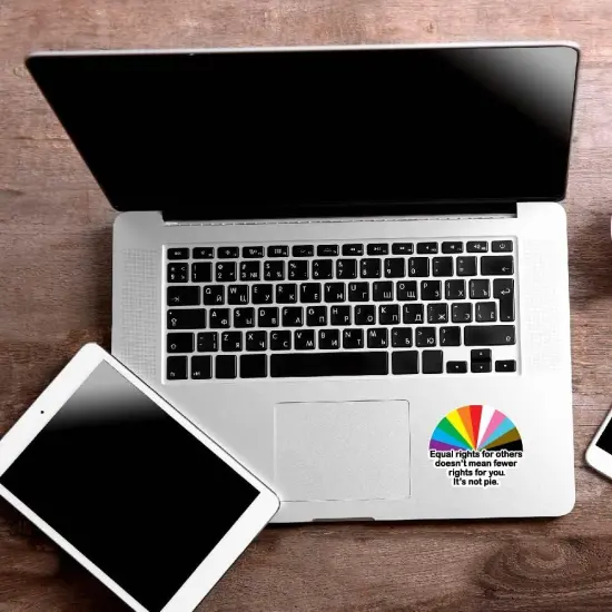 Equality Sticker, LGBTQ+ Pride Sticker, Equality for All, Gay Pride, Queer Pride, Inclusive, Pride Month Decal Sticker 1556Full Color6 {2}