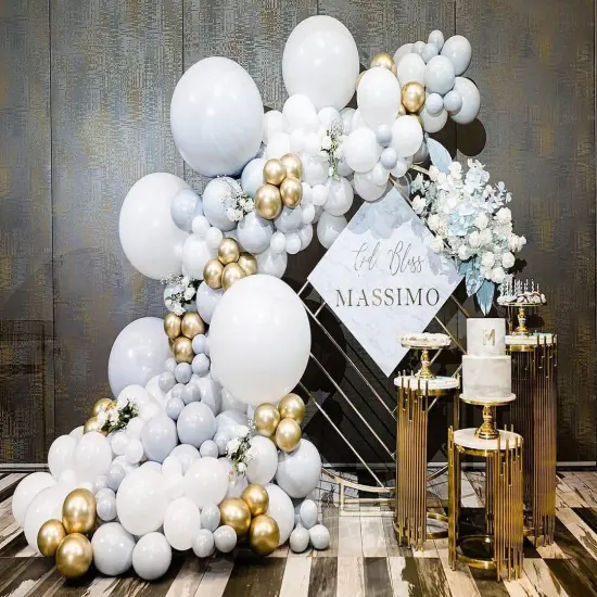 White Giant Balloons 36 Inch - 8 Pack Jumbo White Balloons Large Round White Latex Balloons for Photo Shoot Birthday Baby Shower Wedding Party Decorations {5}