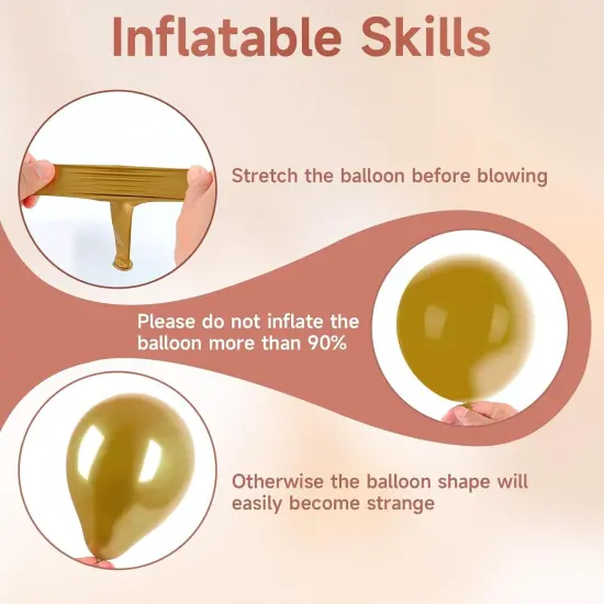 Rose Gold Balloon Garland Kit, 142Pcs Nude Pastel Pink Gold and Rose Gold Confetti Balloon Arch Kit with Electric Pump for Wedding Bridal Shower Princess Party Girl Birthday Baby Shower Decorations {4}