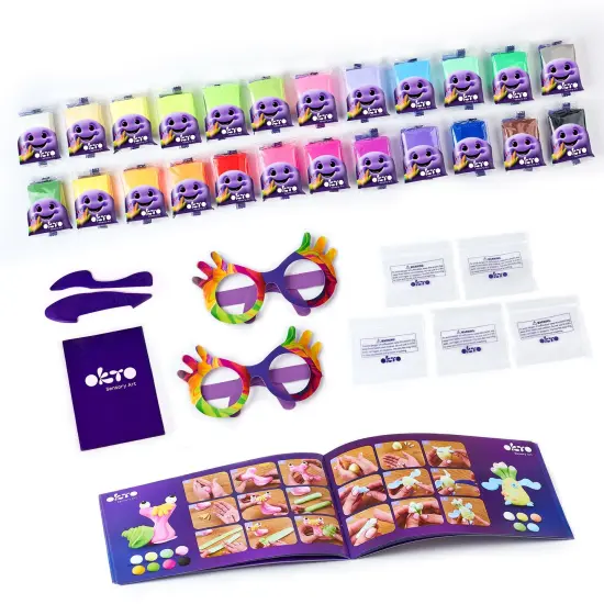 OKTO Air Clay Set for Creativity – 24 Colors {3}