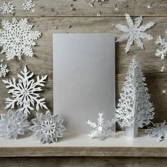 96 Sheet Silver Shimmer Metallic Cardstock, Double-Sided Paper for Scrapbooking, DIY Projects (8.5x11 In, 250 gsm) {2}