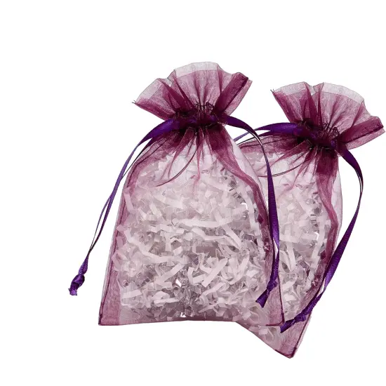 Mini 2&rdquo; x 3&rdquo; Organza Pouches Elegant Gift Wrapping {2}