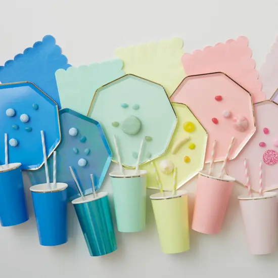 BRIGHT BLUE CUPS {2}