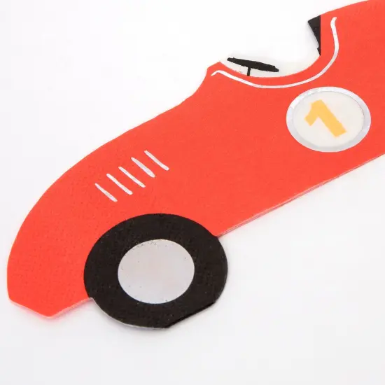 RACE CAR DIE-CUT NAPKINS {3}