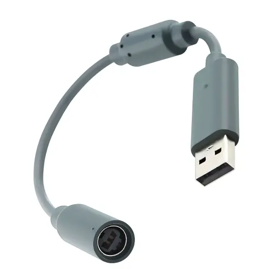 Insten USB Breakaway Cable for MicroSoft xBox 360 Grey {3}
