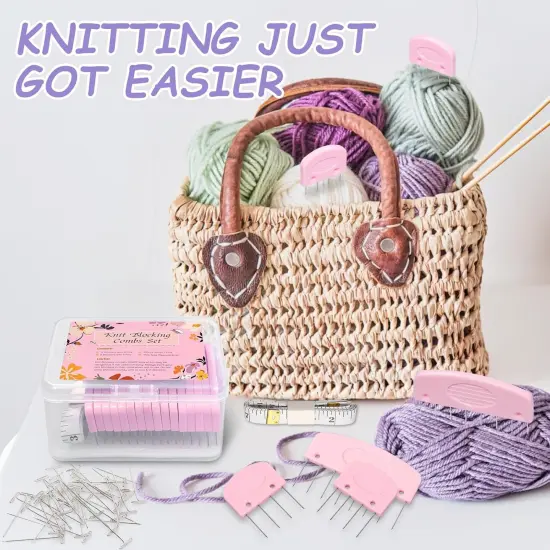 120 Pcs Knit Blocking Combs Pins Kit {4}