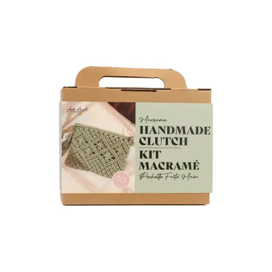 John Bead Macrame Craft DIY Kit Handmade Clutch {1}