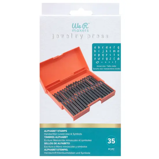 We R Jewelry Press Alphabet Stamps 35/Pkg {1}
