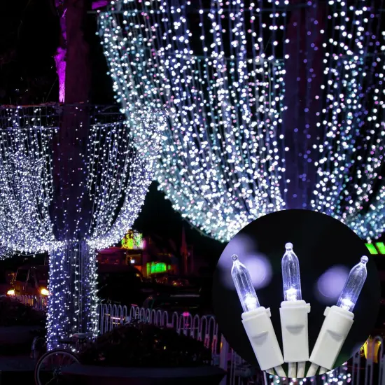 100 Mini LED Count White String Lights - 21.6FT {4}