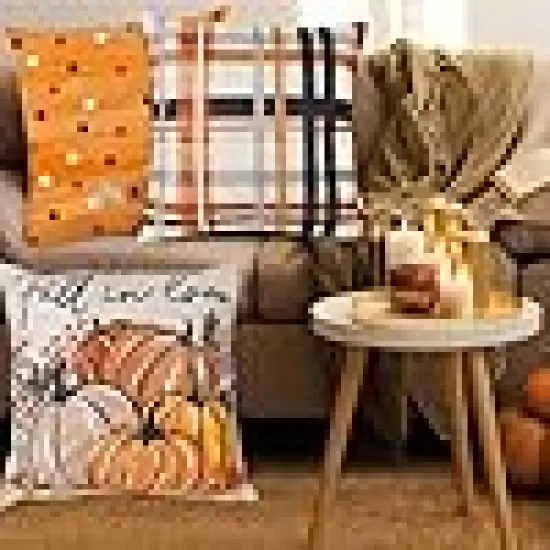 Autumn Thanksgiving Buffalo Plaid {4}