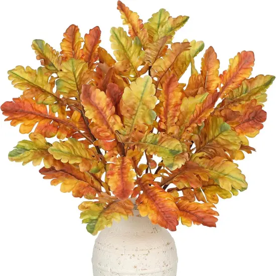 5 Pcs Fall Leaves Stems {1}