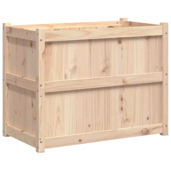 vidaXL Garden Planter 35.4"x19.7"x27.6" Solid Wood Pine {2}