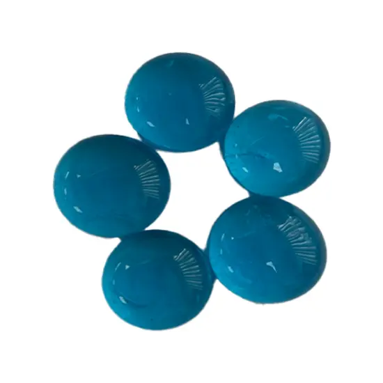 Ice Blue Glass Nuggets - 12oz Bag - Flat Glass Gems/Beads - Decorative Glass Stones - Great for Mosaics and Other Glass Projects {2}