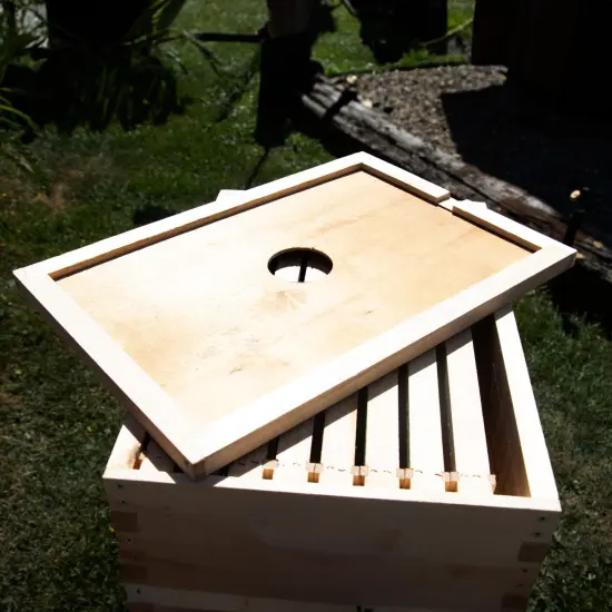 Stoney Acres Inner Cover for 8-Frame Langstroth Hive, Essential Insulation and Ventilation, Protects From Moisture and Cold {5}