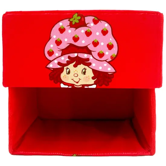 Strawberry Shortcake: Storable 8" Box - Red Character Themed Bin, Fabric Storage Container, Opening Top Lid, Holds Toys-Books-Games & More, Licensed {4}