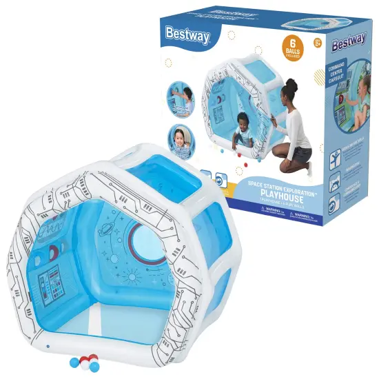 Bestway Space Station Exploration Kids Inflatable Playhouse {7}