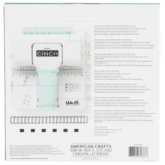 We R Cinch Book Binding Tool-Mini {3}