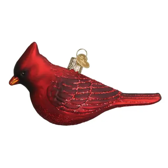 Old World Christmas 2.25 In Northern Cardinal . Tree Ornament , Ornament Happiness Joy Symbol Red {1}