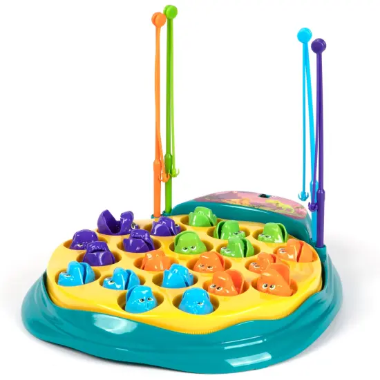 Ambassador Games: The Fishing Game - Dinosaur Edition - Classic Animated Catching Game, Dinos Spin Around & Bite Up & Down, Kids Ages 3+, 2-4 Players {3}