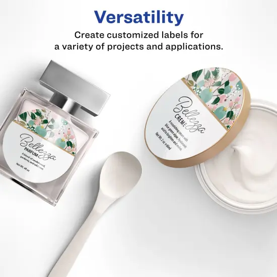 Avery Glossy White Round Labels with Sure Feed, 1-5/8" Diameter {2}