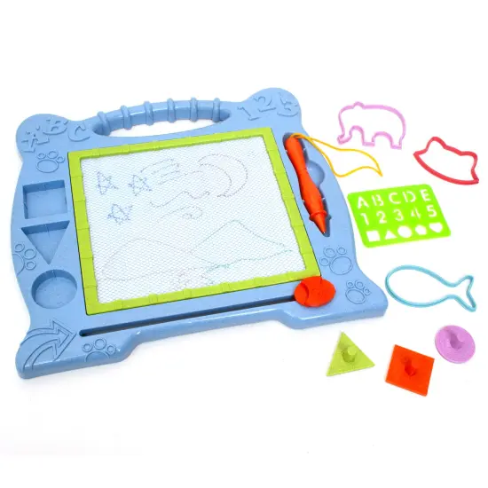 Roo Crew: Magic Doodle Board - 9 Pieces - Travel Friendly, Sketch & Erase, Animal Shapes, ABC, Magnetic Writing Toy, Preschool, Toddler & Kids Ages 3+ {1}