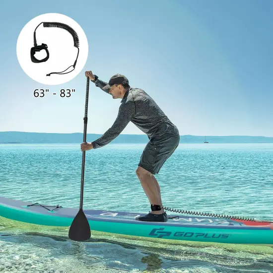 Goplus 10.5ft\11ft Inflatable Stand Up Paddle Board W/ Backpack Leash Aluminum Paddle {4}