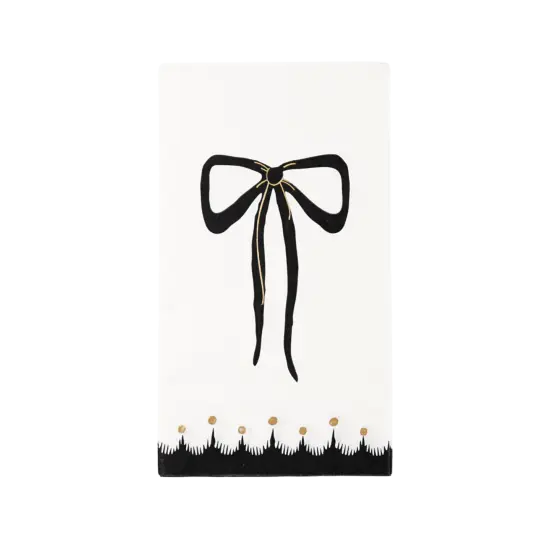 ELEGANT HALLOWEEN GUEST TOWELS {1}