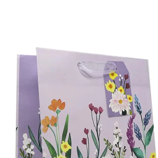 Bold Patterned Gift Bags 10" X 4" X 8" {3}