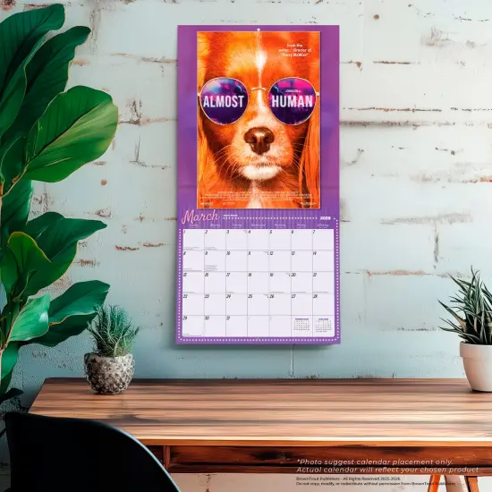 Best in Show OFFICIAL | 2026 12 x 24 Inch (Hanging) Monthly Square Wall Calendar | Plastic-Free {5}
