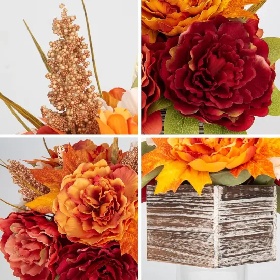 Fall Autumn Harvest Floral Centerpiece - Style 2 {3}