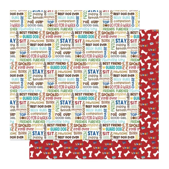 Hot Diggity Dog Double-SidedCardstock 12"x12" {2}