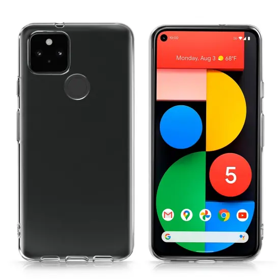 Insten Clear Case For Google Pixel 5 (2020) Soft TPU Phone Case, Ultra Slim Thin, Shock Absorption Protective Cover {2}