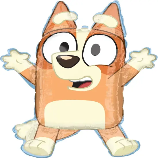 Bingo and Bluey Girl Birthday Party Supplies Foil Balloon Bouquet Decorations 6pc {2}