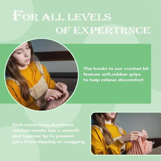 Buylorco Crochet Hooks 11 Size Crochet {2}