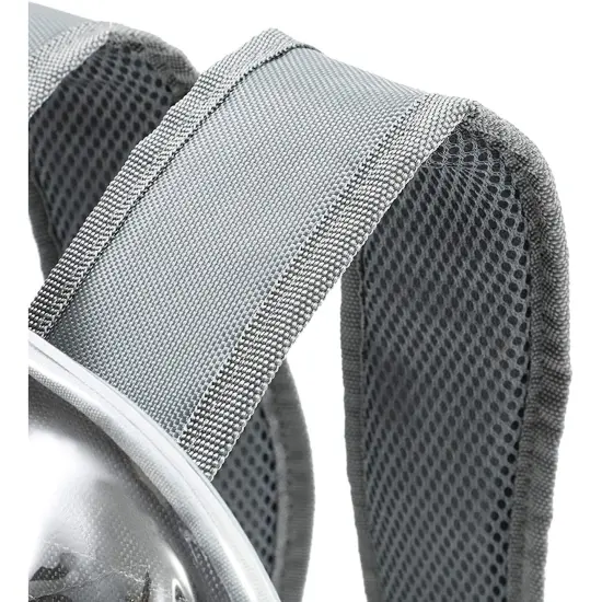 Clear Backpack Stadium Approved, See Through Bag for Sports, Concert & Festival Events, Gray Trim, 17.5 x 12.5 x 6 in Grey {5}